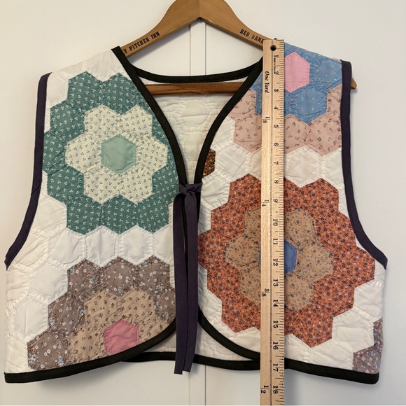 Patchwork Quilted Vest - Multicolor - Picture 4 of 5